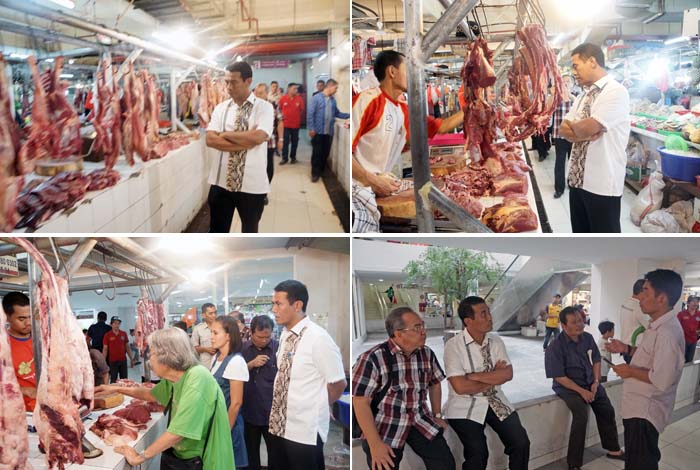 Mentan Perintahkan Bulog Pasok Daging, Harga Kembali Normal